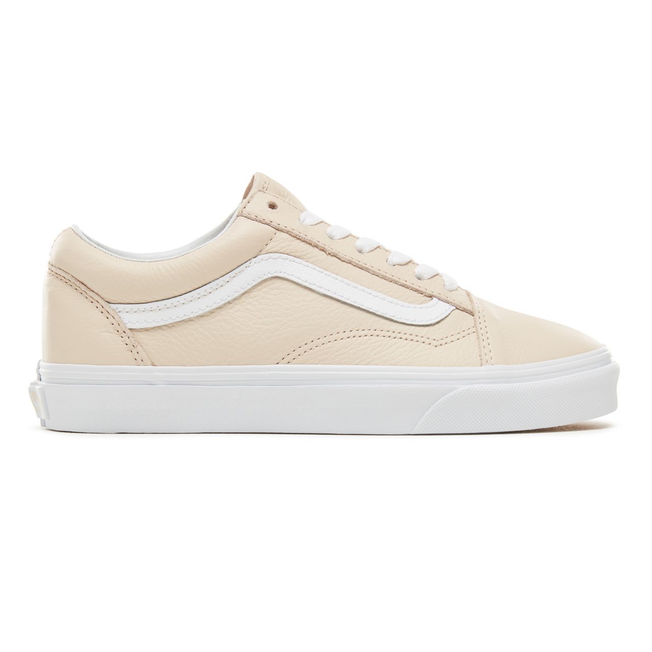 Vans Leather Old Skool Classic Womens - (Leather) Sand Dollar VA38G1UA8 Shoes