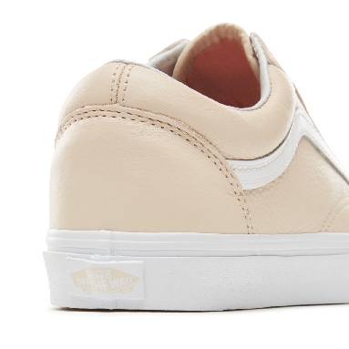 Vans Leather Old Skool Classic Womens - (Leather) Sand Dollar VA38G1UA8 Shoes