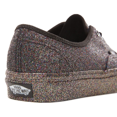 Vans Rainbow Glitter Authentic Classic Womens - (Rainbow Glitter) Black/Black VN0A38EMUKN Shoes