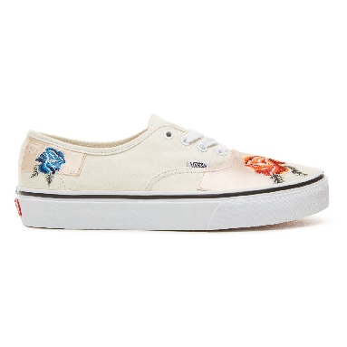 Vans Satin Patchwork Authentic Classic Womens - (Satin Patchwork) Classic White/True White VA38EMU5Q Shoes