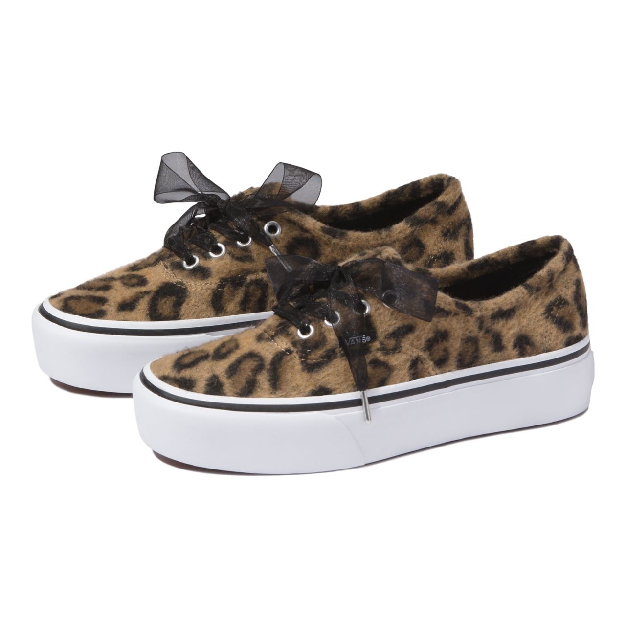 Vans Fuzzy Authentic Platform 2.0 Classic Womens - (Fuzzy) Leopard/True White VN0A3AV8RSO Shoes