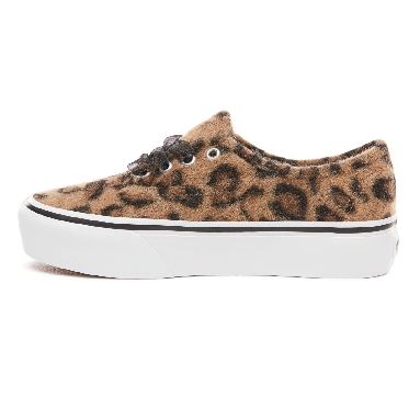 Vans Fuzzy Authentic Platform 2.0 Classic Womens - (Fuzzy) Leopard/True White VN0A3AV8RSO Shoes