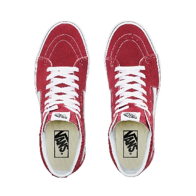 Vans Sk8-Hi Classic Mens Womens - Rumba Red/True White VN0A38GEVG4 Shoes