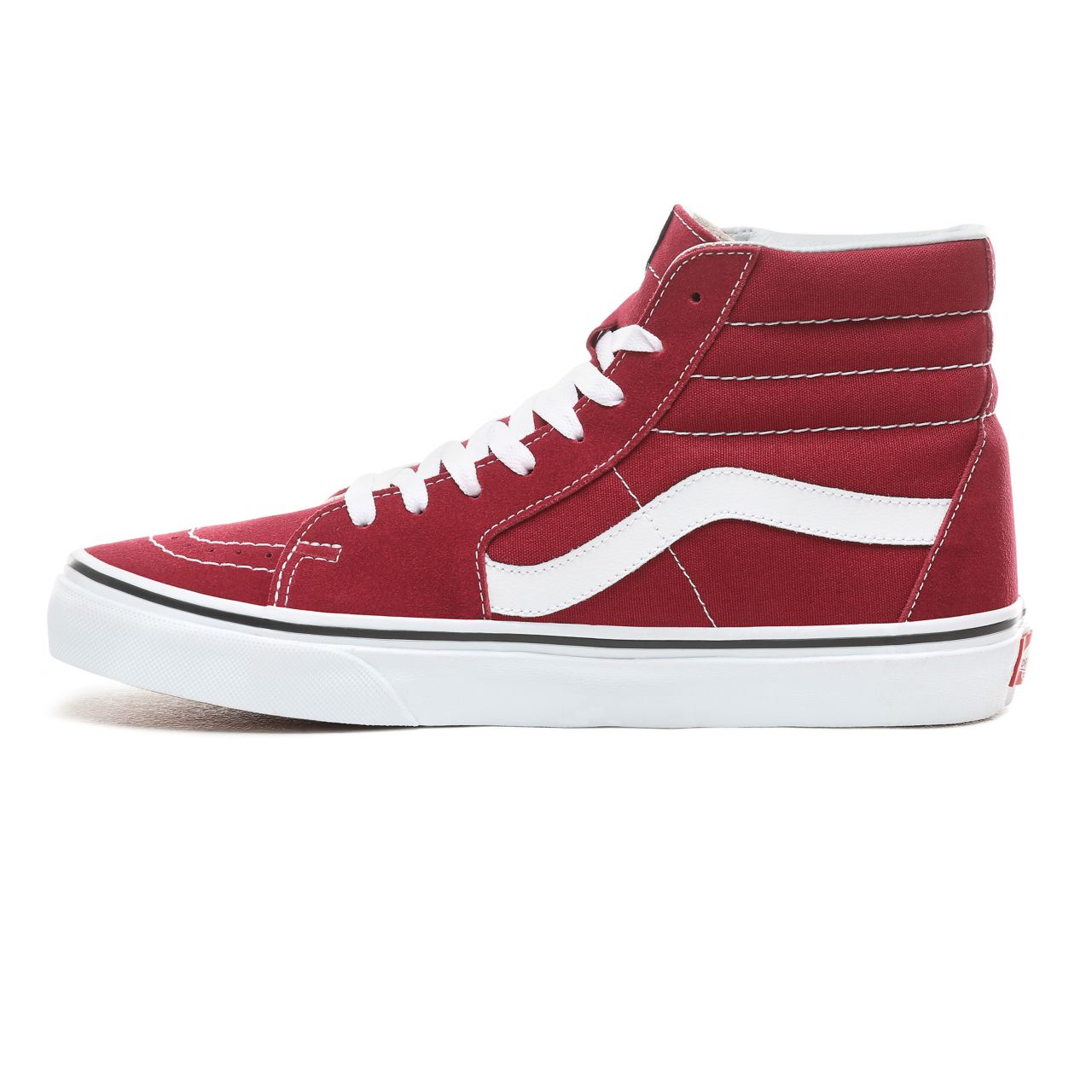 Vans Sk8-Hi Classic Mens Womens - Rumba Red/True White VN0A38GEVG4 Shoes