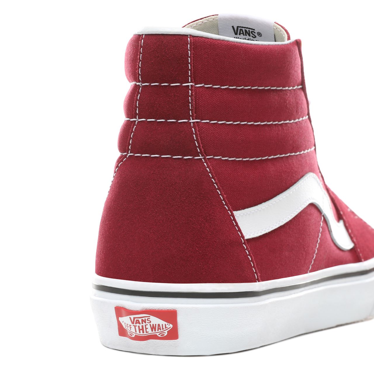 Vans Sk8-Hi Classic Mens Womens - Rumba Red/True White VN0A38GEVG4 Shoes