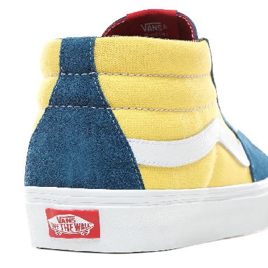 Vans Retro Skate Sk8-Mid Classic Mens Womens - (Retro Skate) Sailor Blue/Aspen Gold VN0A3WM3VSW Shoes