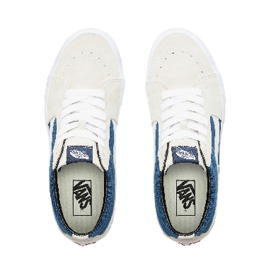 Vans Retro Skate Sk8-Mid Classic Mens Womens - (Retro Skate) Turtledove/Sailor Blue VN0A3WM3VP8 Shoes