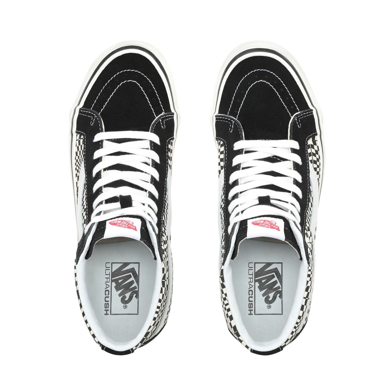 Vans Anaheim Factory Sk8-Hi 38 Dx Classic Mens Womens - (Anaheim Factory) Og Black/White/Warp Check VN0A38GFVMY Shoes