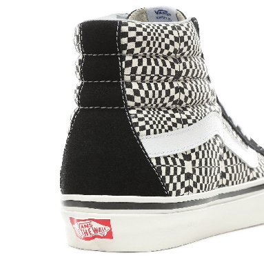 Vans Anaheim Factory Sk8-Hi 38 Dx Classic Mens Womens - (Anaheim Factory) Og Black/White/Warp Check VN0A38GFVMY Shoes