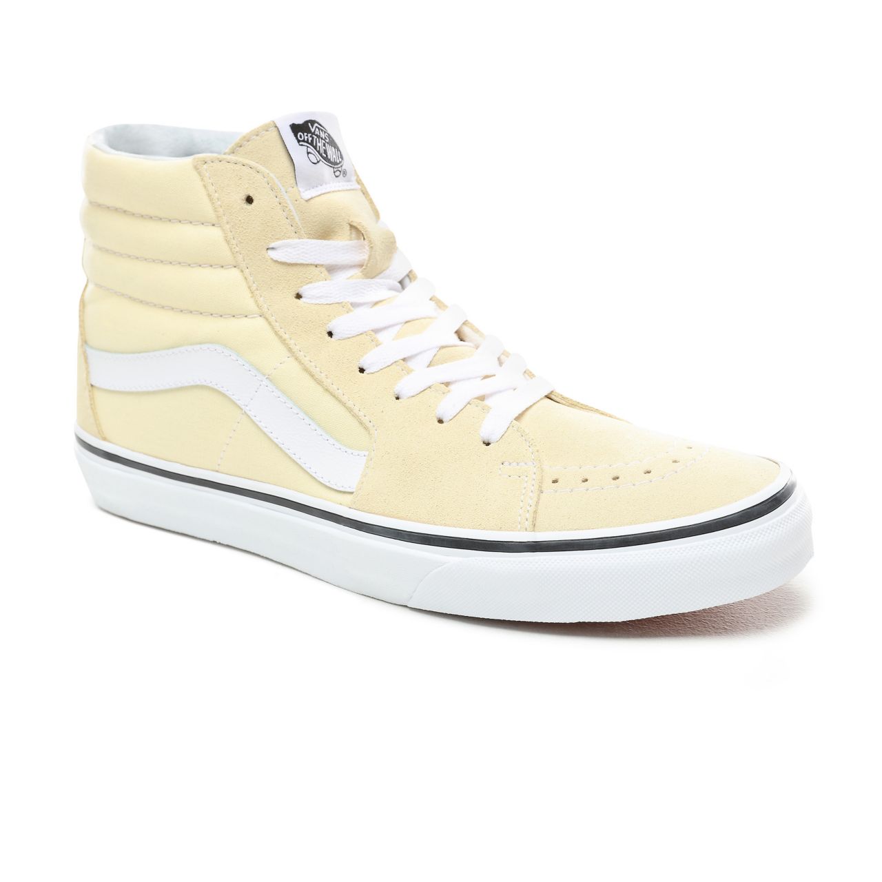 Vans Sk8-Hi Classic Mens Womens - Vanilla Custard/True White VN0A38GEVKV Shoes