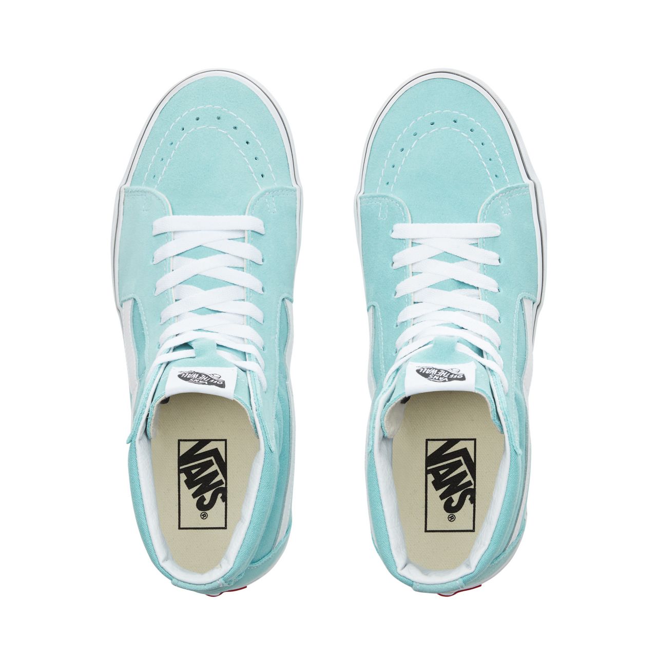 Vans Sk8-Hi Classic Mens Womens - Aqua Haze/True White VN0A38GEVKQ Shoes