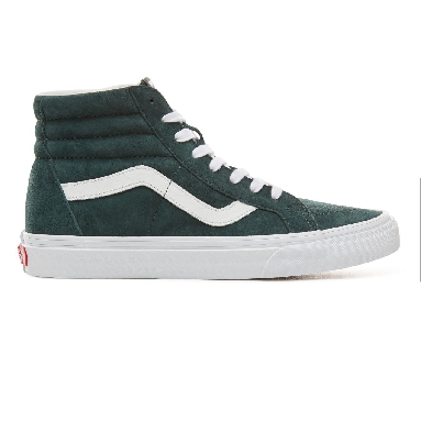 Vans Suede Sk8-Hi Reissue Classic Mens Womens - (Pig Suede) Darkest Spruce/True White VA2XSBU5J Shoes