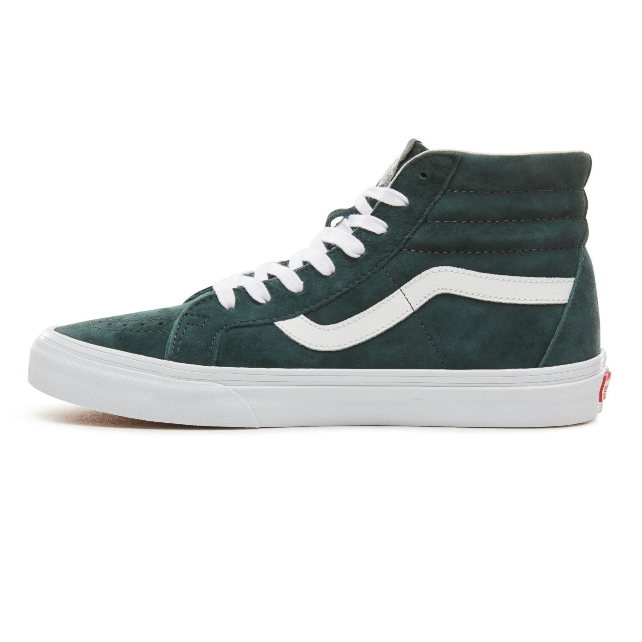 Vans Suede Sk8-Hi Reissue Classic Mens Womens - (Pig Suede) Darkest Spruce/True White VA2XSBU5J Shoes