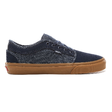 Vans Denim Chukka Low Classic Mens Womens - (Denim) Dress Blues/Classic Gum VN0A38CGVF1 Shoes