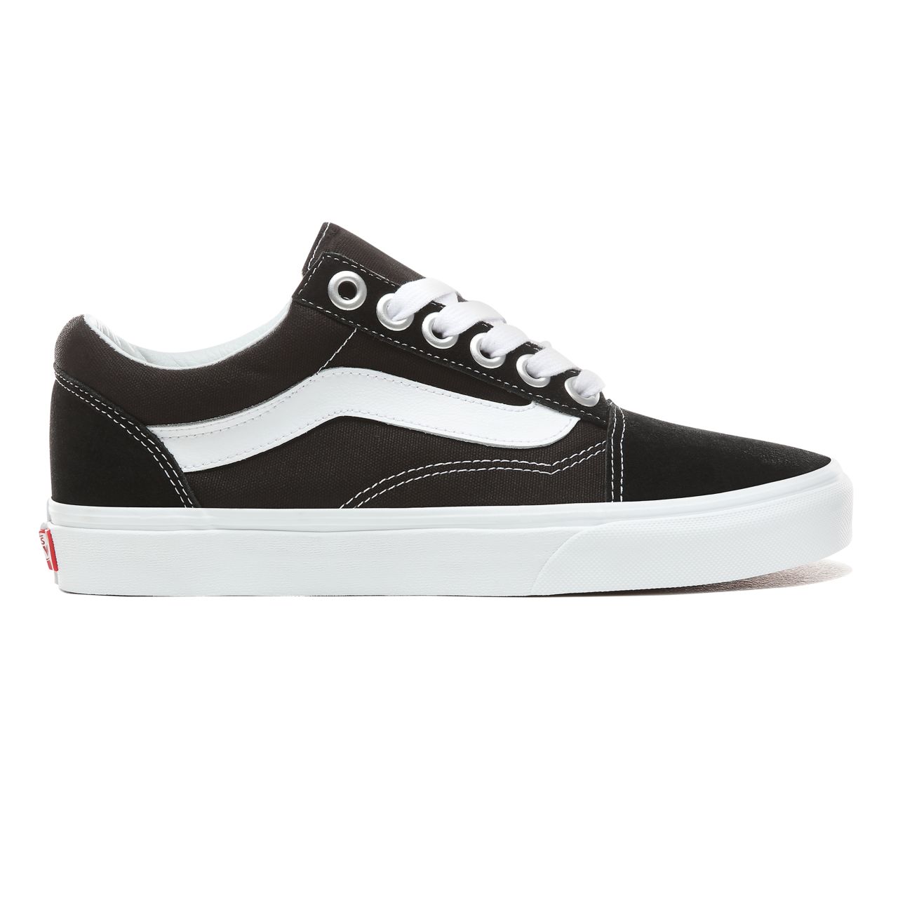 Vans Old Skool OS Classic Mens Womens - Black/True White VN0A3WLY6BT Shoes