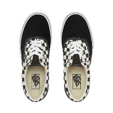 Vans Primary Check Era Classic Mens Womens - (Primary Check) black/white VN0A38FRP0S Shoes