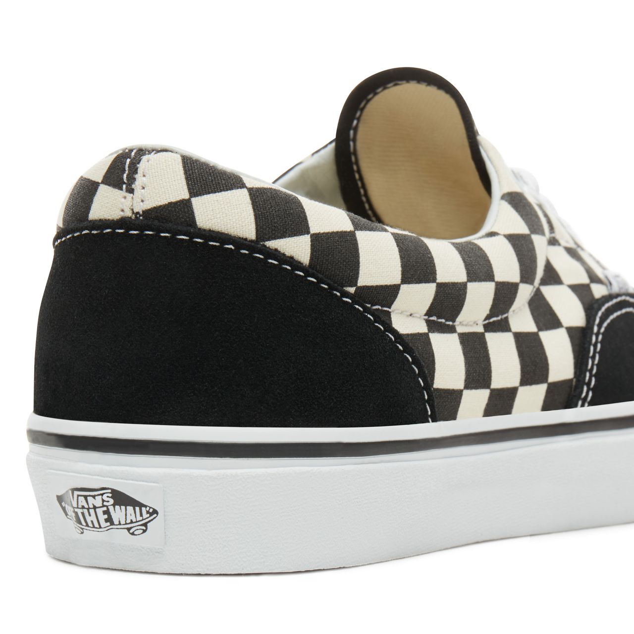 Vans Primary Check Era Classic Mens Womens - (Primary Check) black/white VN0A38FRP0S Shoes