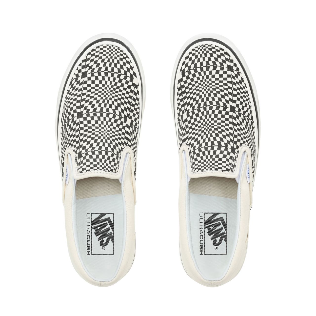 Vans Anaheim Factory Slip-On 98 DX Classic Mens Womens - (Anaheim Factory) Og Black/White/Warp Check VN0A3JEXVMY Shoes