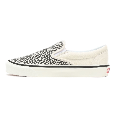 Vans Anaheim Factory Slip-On 98 DX Classic Mens Womens - (Anaheim Factory) Og Black/White/Warp Check VN0A3JEXVMY Shoes