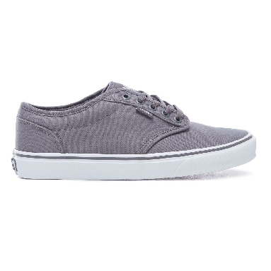 Vans Canvas Atwood Classic Mens Womens - (Canvas) Pewter/White VN000TUY4WV Shoes