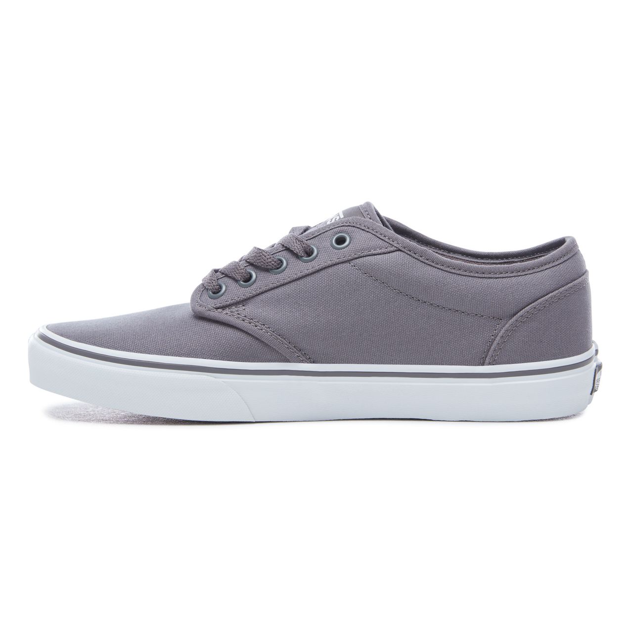 Vans Canvas Atwood Classic Mens Womens - (Canvas) Pewter/White VN000TUY4WV Shoes