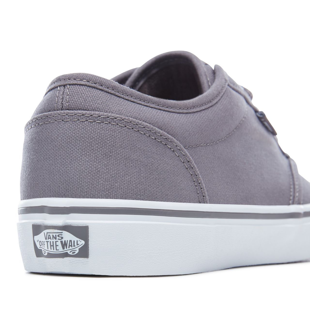 Vans Canvas Atwood Classic Mens Womens - (Canvas) Pewter/White VN000TUY4WV Shoes