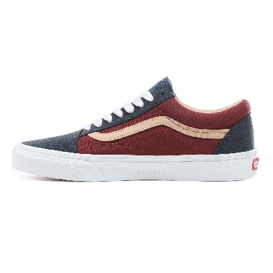 Vans Textured Suede Old Skool Classic Mens Womens - (Textured Suede) Sailor Blue/Port VN0A38G1VMN Shoes