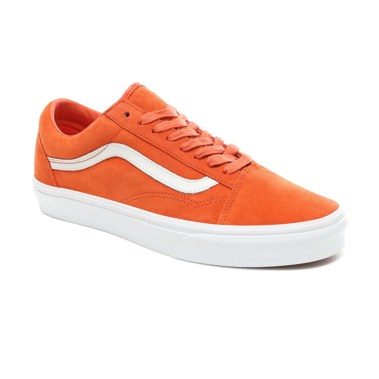 Vans Soft Suede Old Skool Classic Mens Womens - (Soft Suede) Koi/True White VN0A38G1VKF Shoes