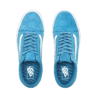 Vans Soft Suede Old Skool Classic Mens Womens - (Soft Suede) Blue Sapphire/True White VN0A38G1VKD Shoes