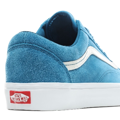 Vans Soft Suede Old Skool Classic Mens Womens - (Soft Suede) Blue Sapphire/True White VN0A38G1VKD Shoes