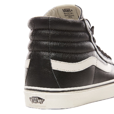 Vans Leather Sk8-Hi Reissue Ghillie Classic Mens Womens - (Leather) Black/Marshmallow VN0A3ZCH68X Shoes