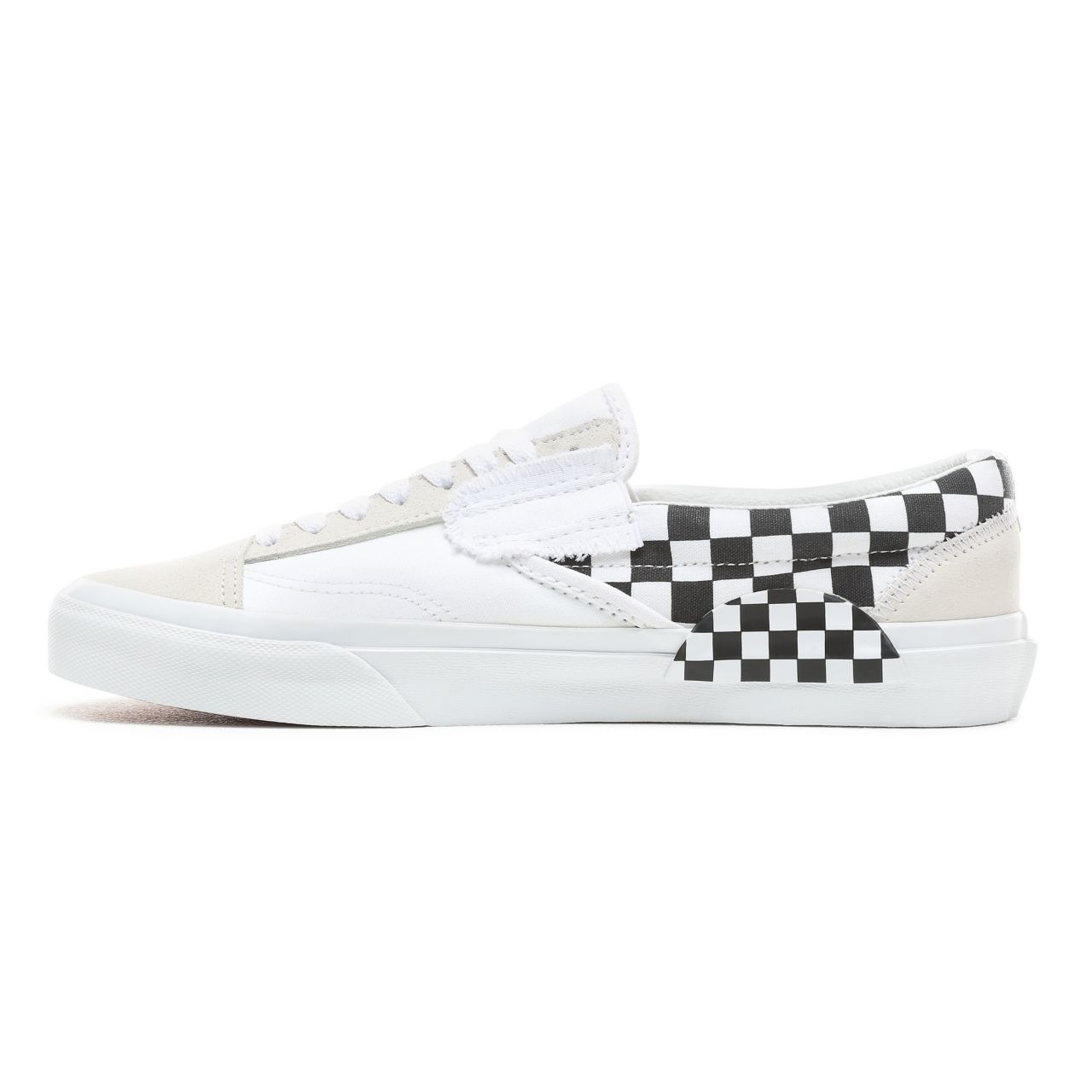 Vans Checkerboard Slip-On Cap Classic Mens Womens - (Checkerboard) True White/Black VN0A3WM527I Shoes