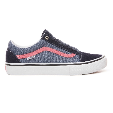 Vans Old Skool Pro Classic Mens Womens - Sky Captain/Pink VN000ZD4UHR Shoes