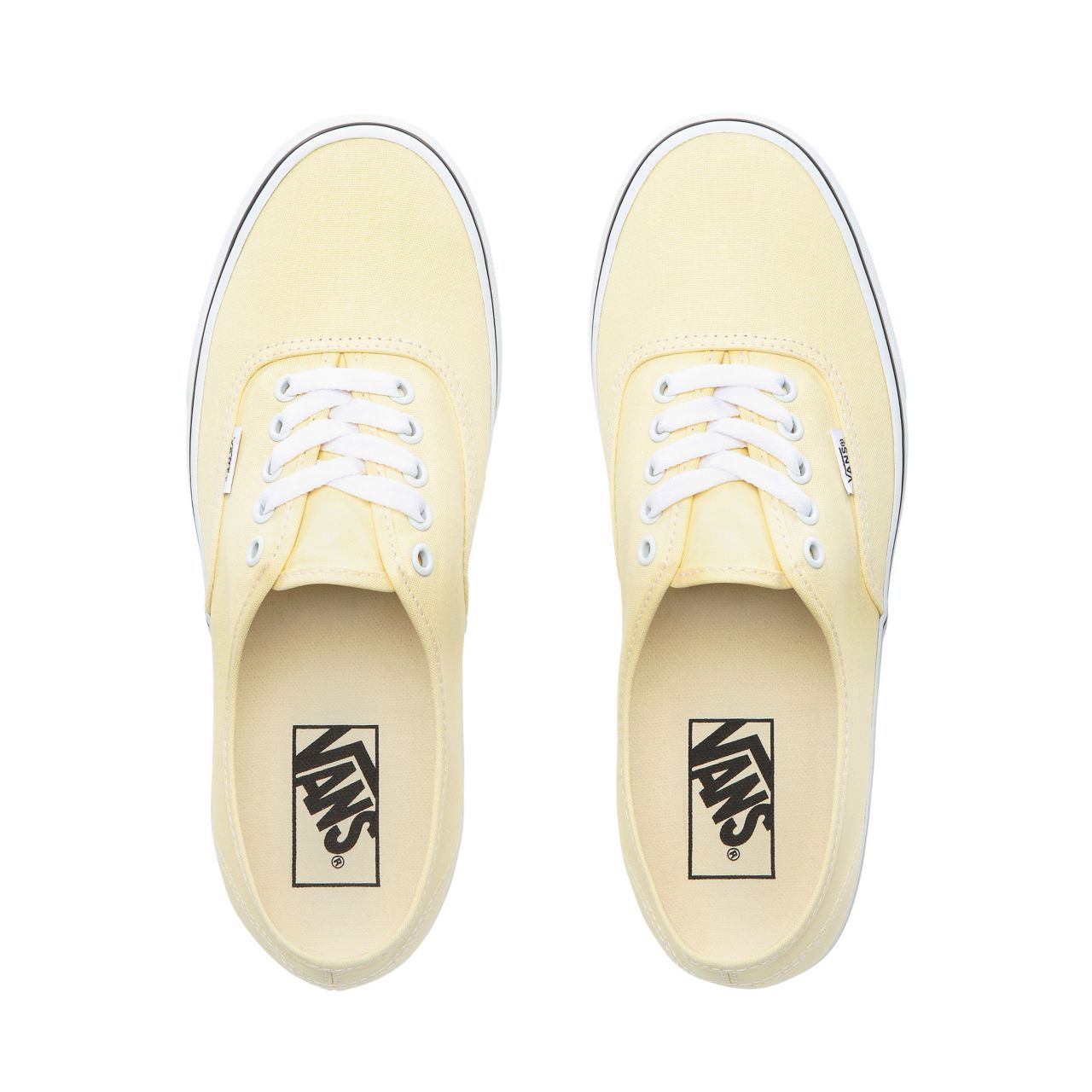 Vans Authentic Classic Mens Womens - Vanilla Custard/True White VN0A38EMVKV Shoes