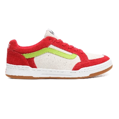 Vans Highland Classic Mens Womens - Tango Red/Marshmallow/Lime Green VN0A38FDT49 Shoes