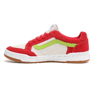 Vans Highland Classic Mens Womens - Tango Red/Marshmallow/Lime Green VN0A38FDT49 Shoes