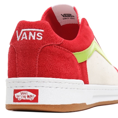 Vans Highland Classic Mens Womens - Tango Red/Marshmallow/Lime Green VN0A38FDT49 Shoes