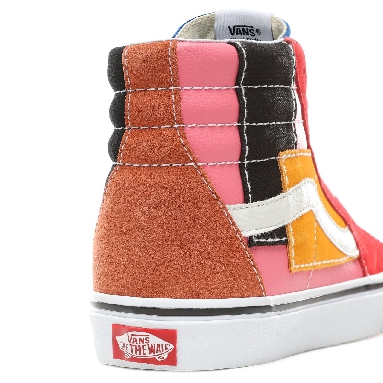 Vans Patchwork Sk8-Hi Classic Womens - (Patchwork) Multi/True White VN0A38GEVMF Shoes