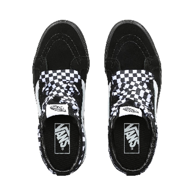 Vans Check Wrap Sk8-Hi Alt Lace Classic Womens - (Check Wrap) Black/Black VN0A3TKLVL5 Shoes