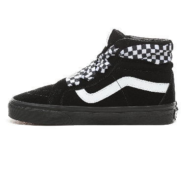 Vans Check Wrap Sk8-Hi Alt Lace Classic Womens - (Check Wrap) Black/Black VN0A3TKLVL5 Shoes