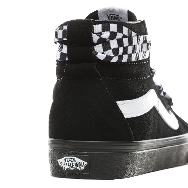 Vans Check Wrap Sk8-Hi Alt Lace Classic Womens - (Check Wrap) Black/Black VN0A3TKLVL5 Shoes