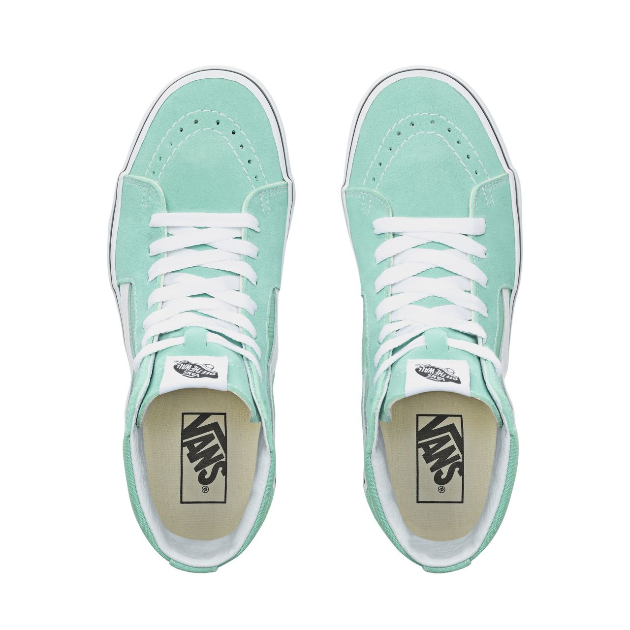 Vans Sk8-Hi Classic Womens - Neptune Green/True White VN0A38GEVMX Shoes