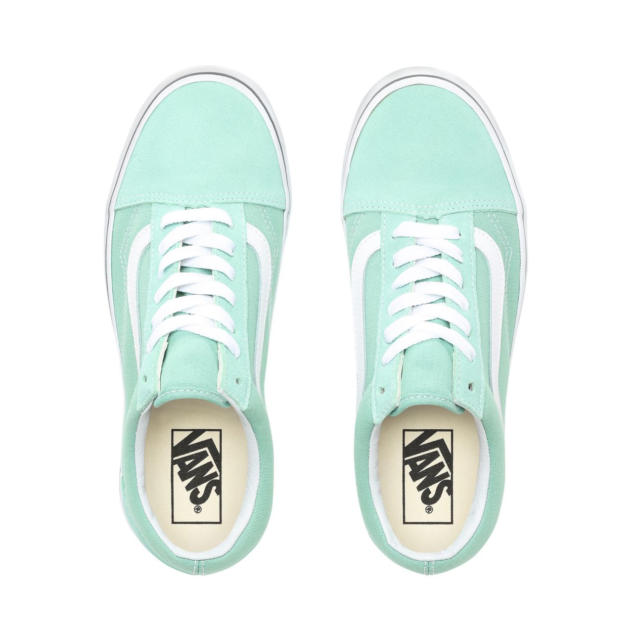 Vans Old Skool Classic Womens - Neptune Green/True White VN0A38G1VMX Shoes