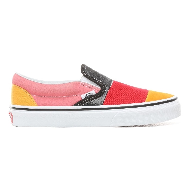 Vans Patchwork Slip-On Classic Womens - (Patchwork) Multi/True White VN0A38F7VMF Shoes