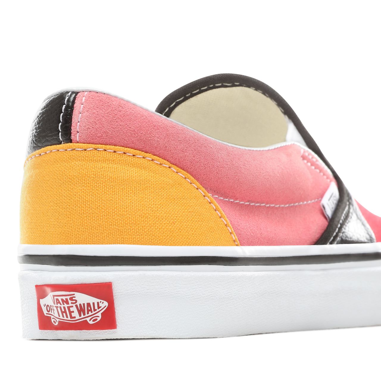 Vans Patchwork Slip-On Classic Womens - (Patchwork) Multi/True White VN0A38F7VMF Shoes