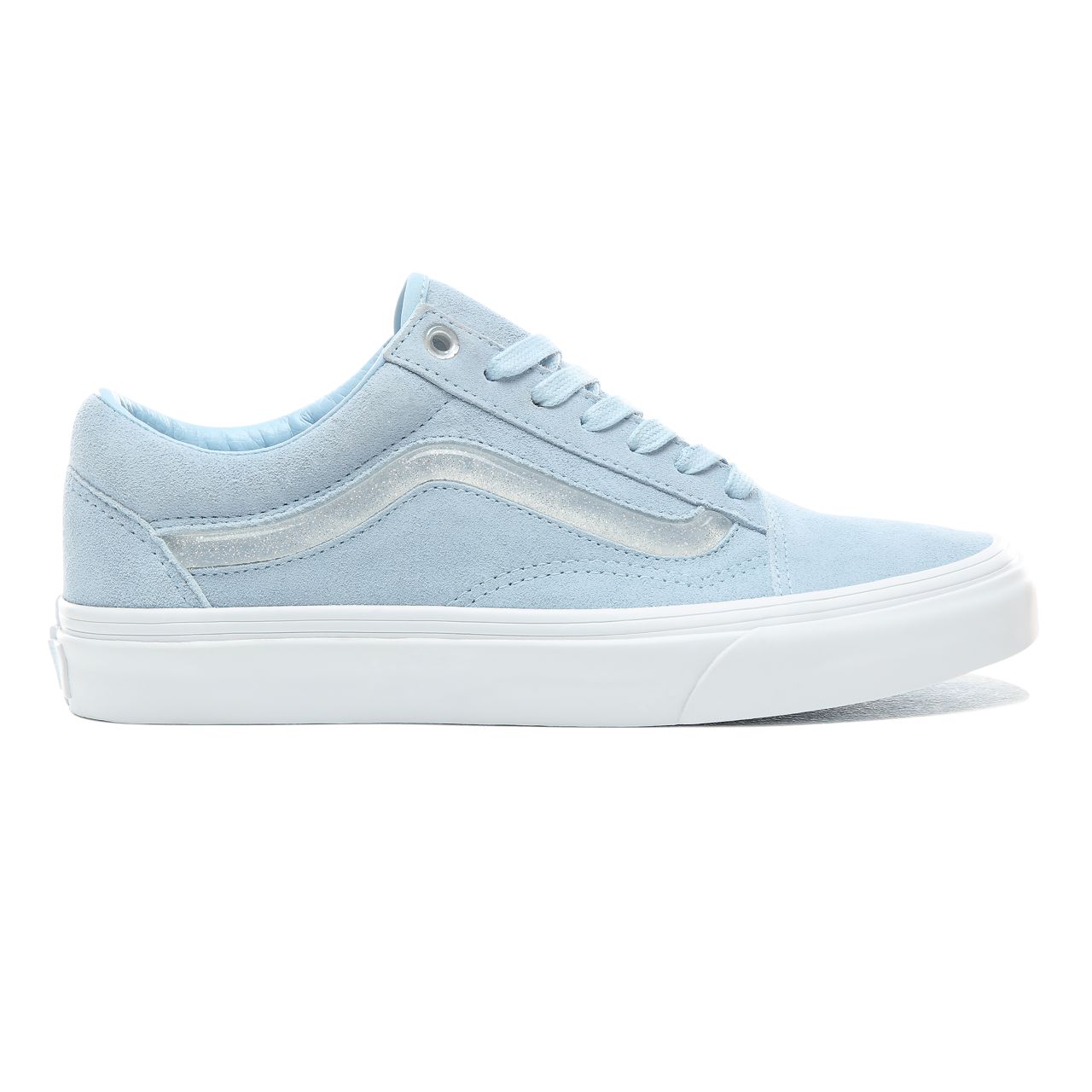 Vans Jelly Sidestripe Old Skool Classic Womens - (Jelly Sidestripe) Cool Blue/True White VN0A38G1VRA Shoes