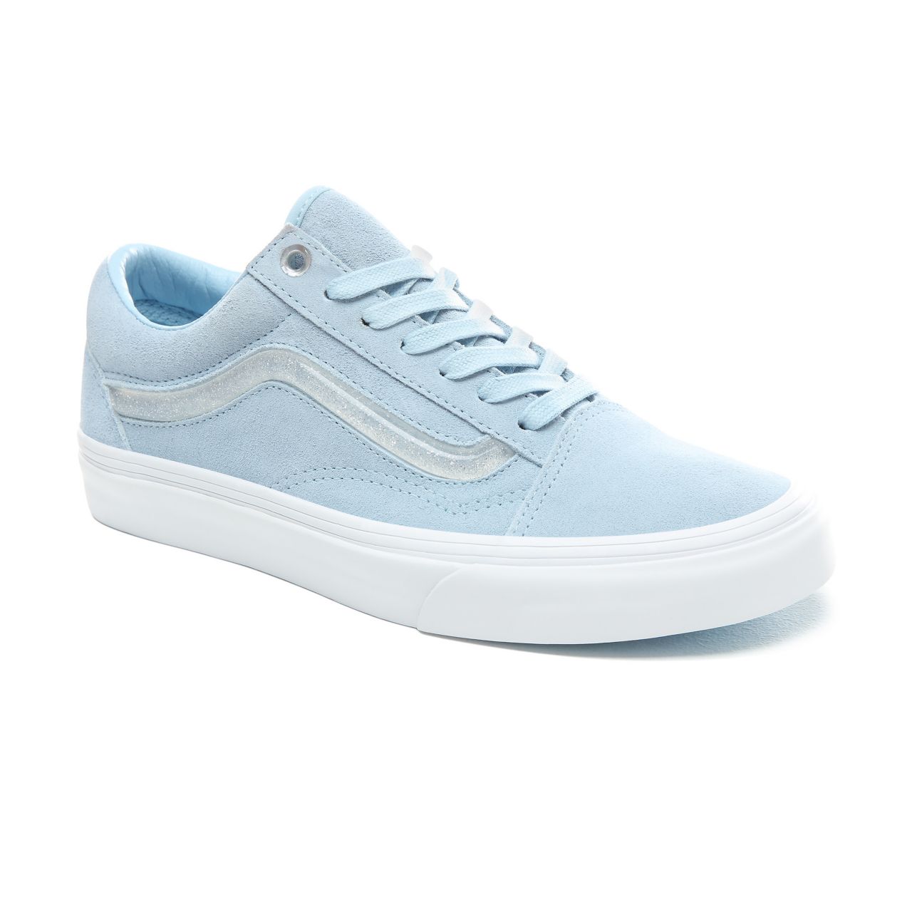 Vans Jelly Sidestripe Old Skool Classic Womens - (Jelly Sidestripe) Cool Blue/True White VN0A38G1VRA Shoes