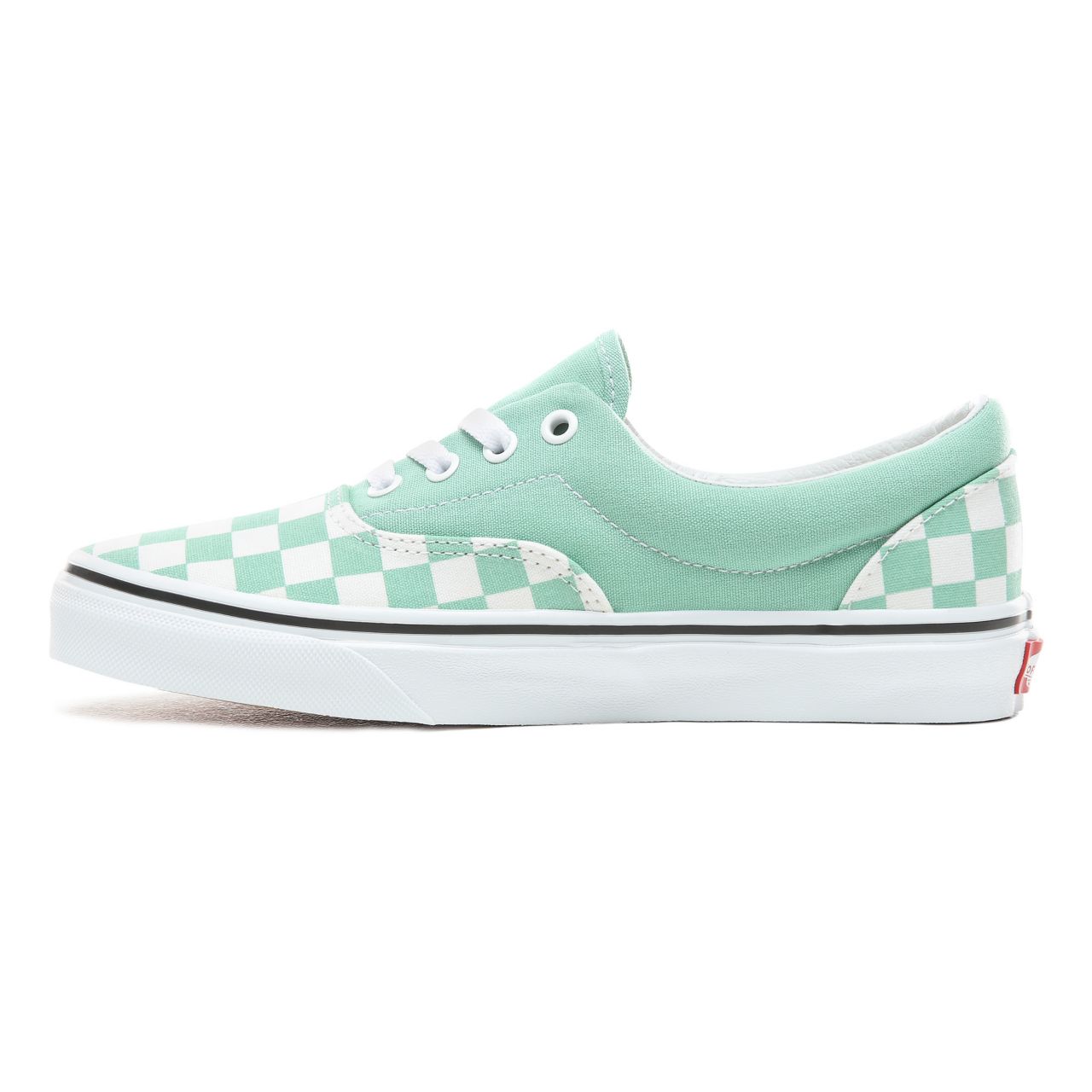 Vans Checkerboard Era Classic Womens - (Checkerboard) Neptune Green/True White VN0A38FRVOV Shoes