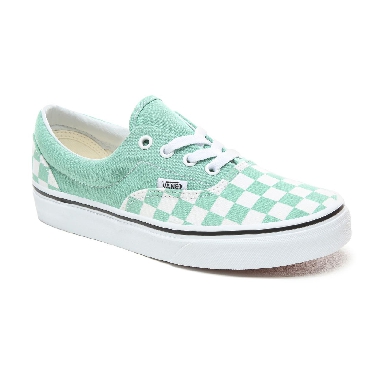 Vans Checkerboard Era Classic Womens - (Checkerboard) Neptune Green/True White VN0A38FRVOV Shoes