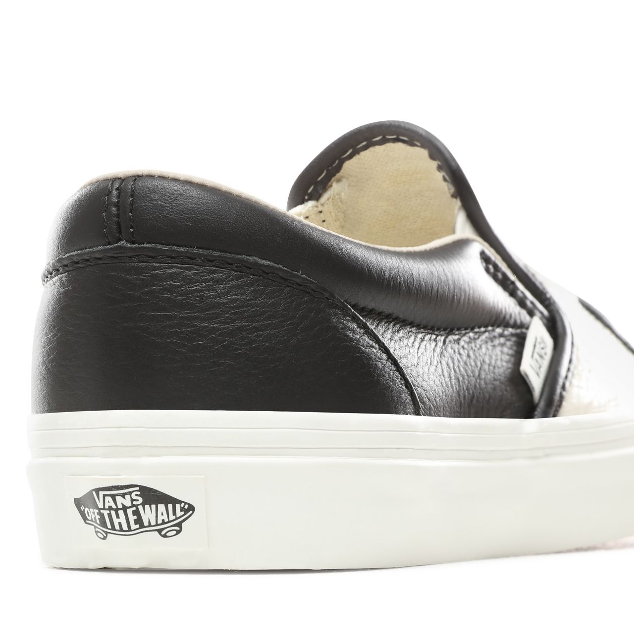 Vans Woven Leather Slip-On Classic Womens - (Woven Leather) Checkerboard/Snow White VN0A38F7VMW Shoes